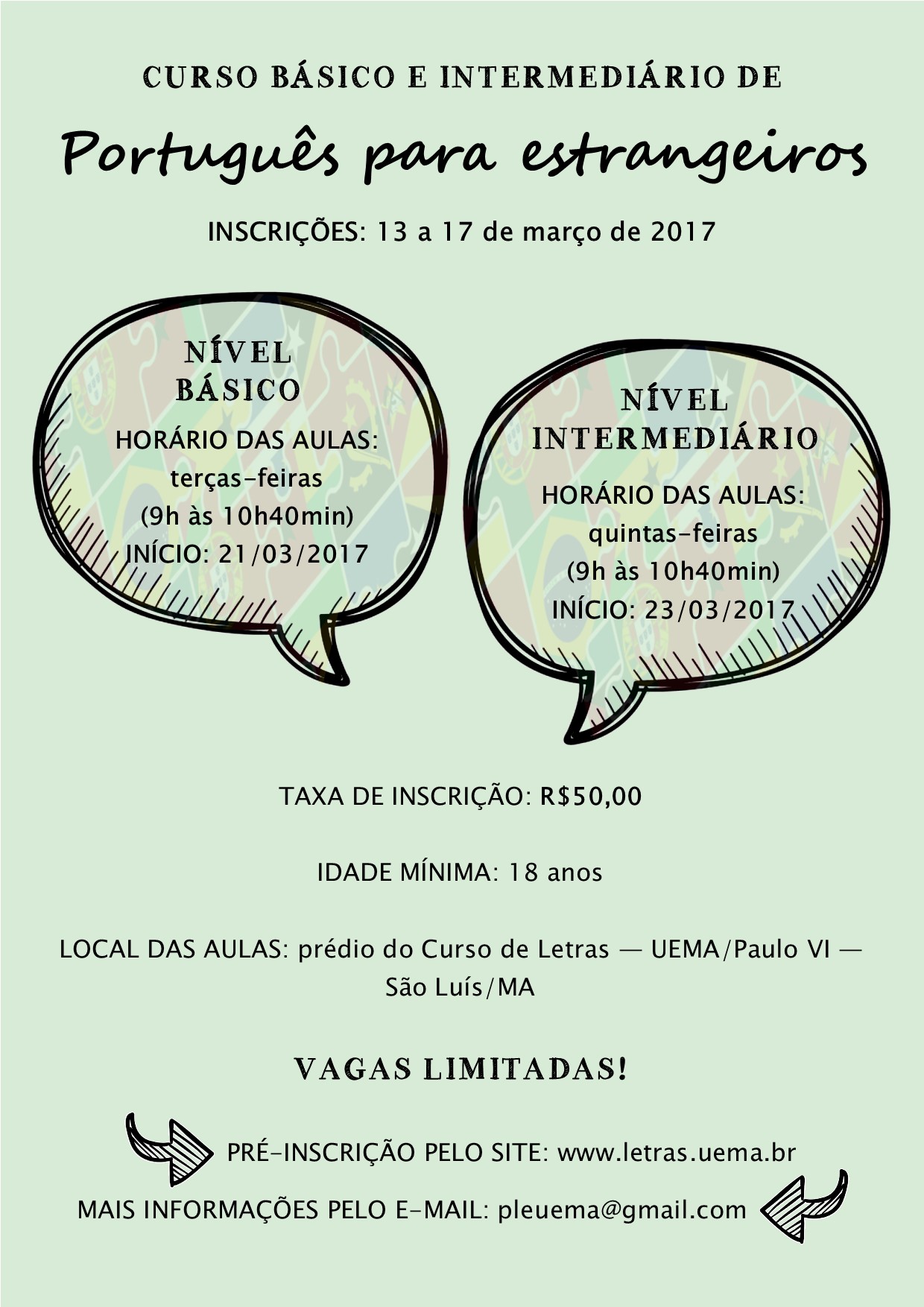 AULA 2 - Curso de Português para Estrangeiros - DAINT/UERN 