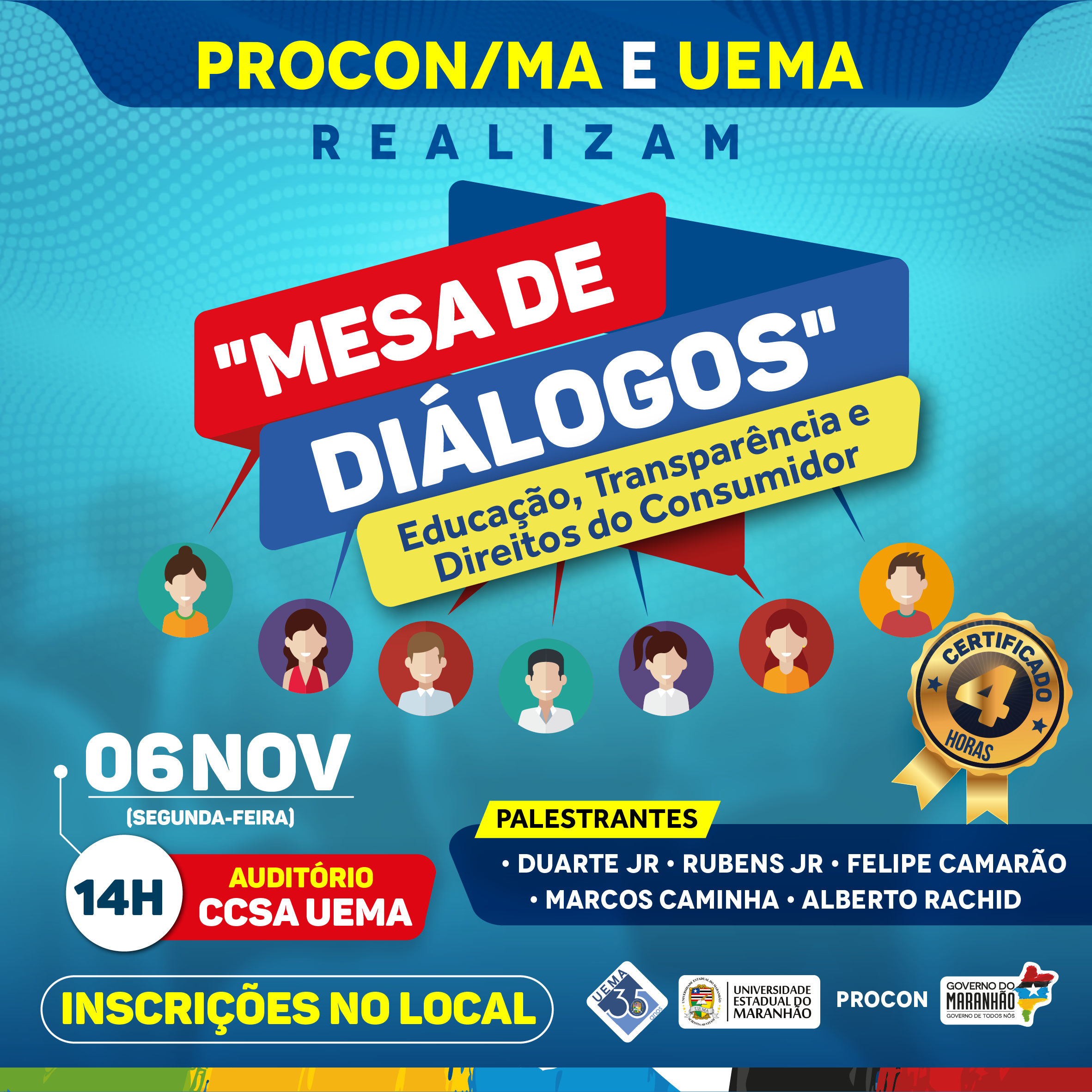 UEMA e PROCON/MA promovem mesa de diálogos sobre “Educação, Transparência e Direito do Consumidor”