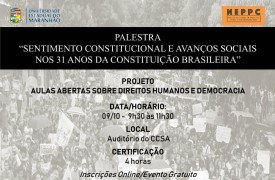 NEPPEC promove debate sobre avanços na Constituição Brasileira nesta quarta-feira