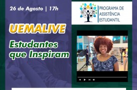 Live “Estudantes que inspiram” contará com a participação de Tatiana Pereira, Secretária de Estado da Juventude