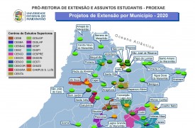 A UEMA desenvolve projetos de extensão em 50 municípios maranhenses