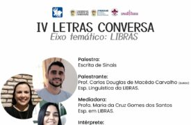 Liga Interdisciplinar dos Cursos de Letras do Campus Caxias realizará IV Letras Conversa