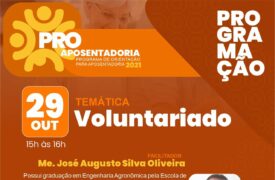 Voluntariado será tema de palestra promovida pela Progep