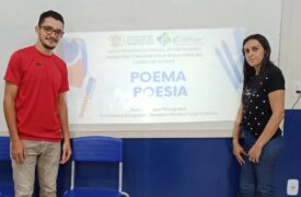 Alunos do Curso de Letras do Programa Ensinar realizam projeto didático sobre o uso do gênero textual poético