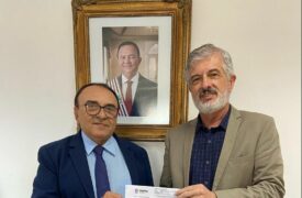 Reitor Walter Canales entrega proposta de reajuste salarial dos professores da Uema e Uema Sul ao chefe da Casa Civil, nesta terça-feira (25)