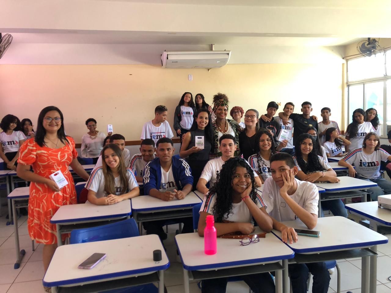 Estudantes do ProfiTec participam de roda de conversa na V Feira de Profissões do IEMA Pleno Codó