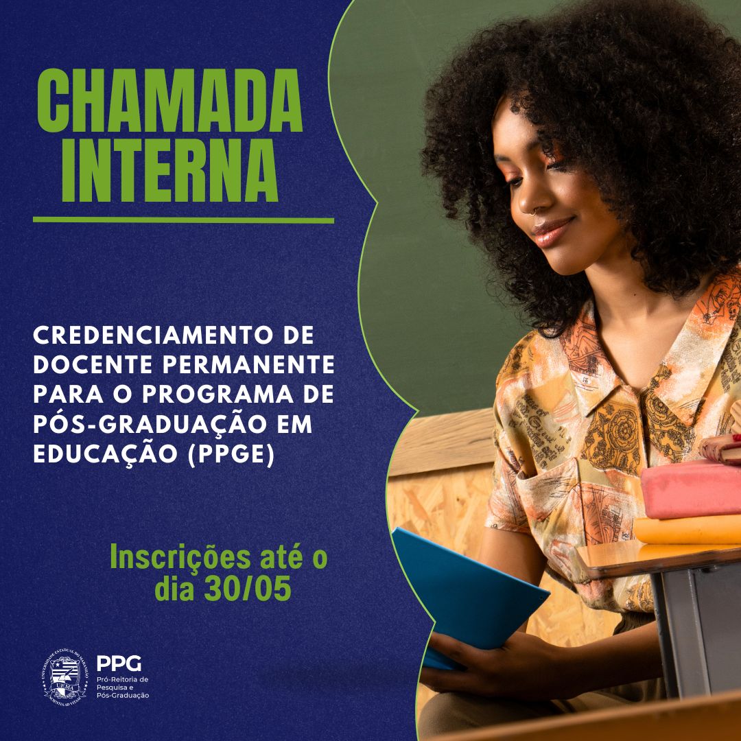 UEMA | Inscrições abertas para docentes atuarem no Programa de  Pós-Graduação em Educação