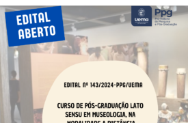 Abertas inscrições para a especialização em Museologia na modalidade EaD