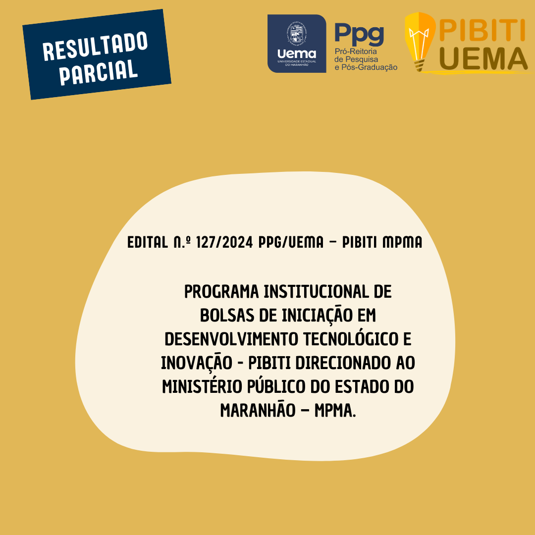 Resultado Parcial: PIBITI/MPMA