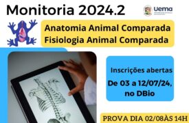 Labmorfia abre inscrições para monitoria em Anatomia e Fisiologia Animal na Uema