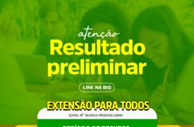 Uema divulga resultado preliminar do Programa Extensão para Todos 2024/2025