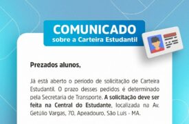 Uema abre período de solicitação de Carteira Estudantil