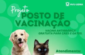 Hospital Veterinário da Uema oferece vacinação antirrábica gratuita para cães e gatos