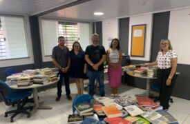 Biblioteca do Campus Pedreiras Recebe Livros de Projeto de Extensão e Doação da FEUSP