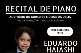 Recital de Piano com Eduardo Haiashi é Destaque na Uema