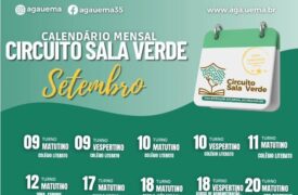 Circuito Sala Verde retoma atividades em setembro com eventos diversificados