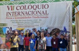 Alunos da Uema Balsas participam de evento internacional sobre ancestralidade, justiça climática e direitos territoriais