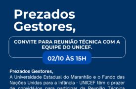 Assessoria ODS convoca gestores da Uema para reunião técnica com equipe do UNICEF