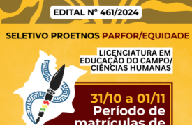 Uema convoca excedentes para matrícula no curso de Licenciatura em Educação no Campo pelo PROETNOS