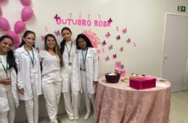 Acadêmicas de Enfermagem da Uema Colinas promovem ação de conscientização no Outubro Rosa