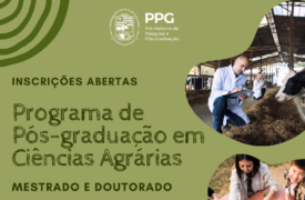 Inscrições abertas para o Mestrado e Doutorado em Ciências Agrárias