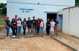 Alunos do Campus Colinas visitam de tratamento de água da CAEMA