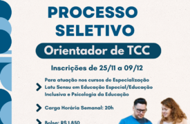 Uemanet lança edital para cadastro de reserva de Orientadores De TCC em cursos de Especialização