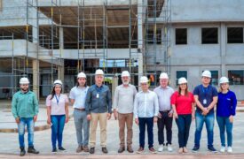 Reitor reúne com o deputado federal Allan Garcês e fazem visita às instalações do Curso de Medicina no Campus Paulo VI